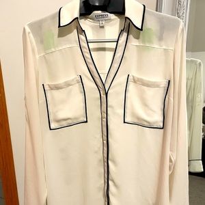 Express button down blouse